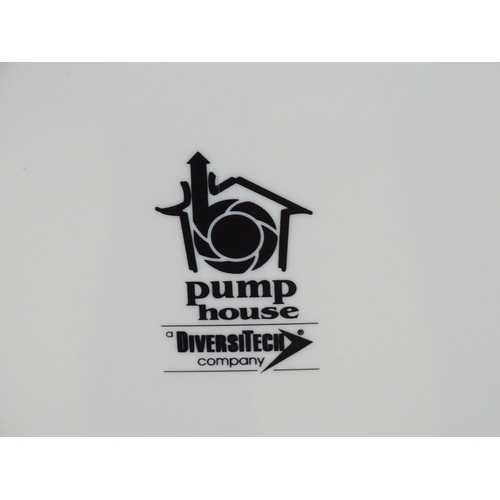 30 - A Pump House air conditioning unit with remote control and hose. Together with a Homebase air condit... 