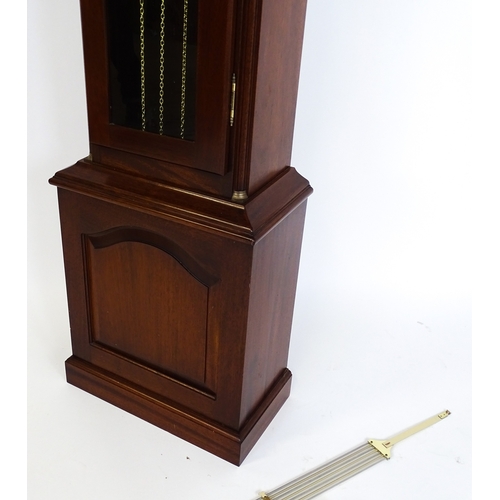 36 - A late 20thC / early 21stC longcase clock. Approx. 79