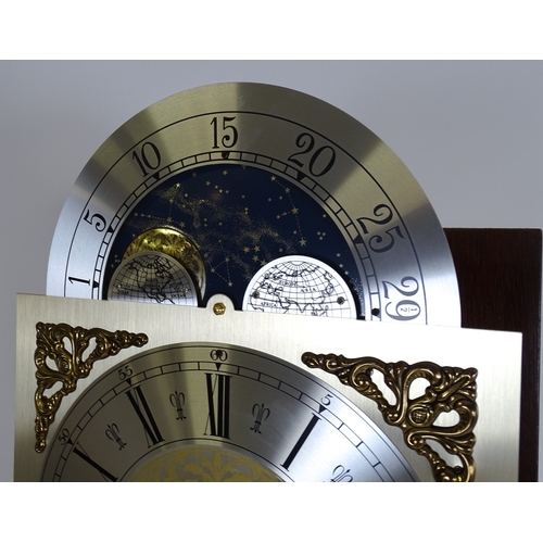 36 - A late 20thC / early 21stC longcase clock. Approx. 79