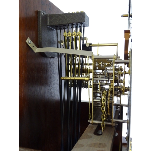 36 - A late 20thC / early 21stC longcase clock. Approx. 79