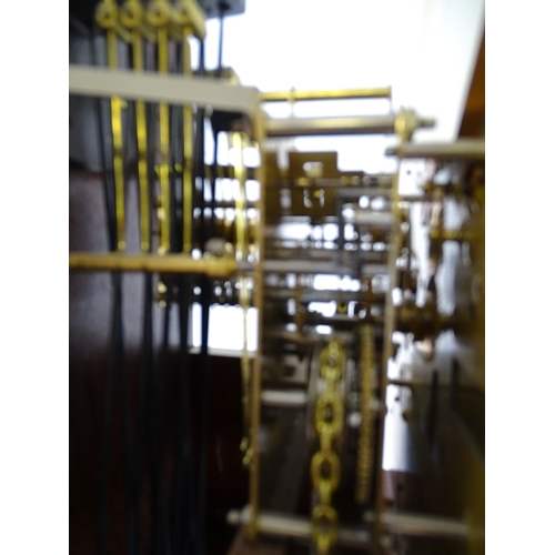 36 - A late 20thC / early 21stC longcase clock. Approx. 79