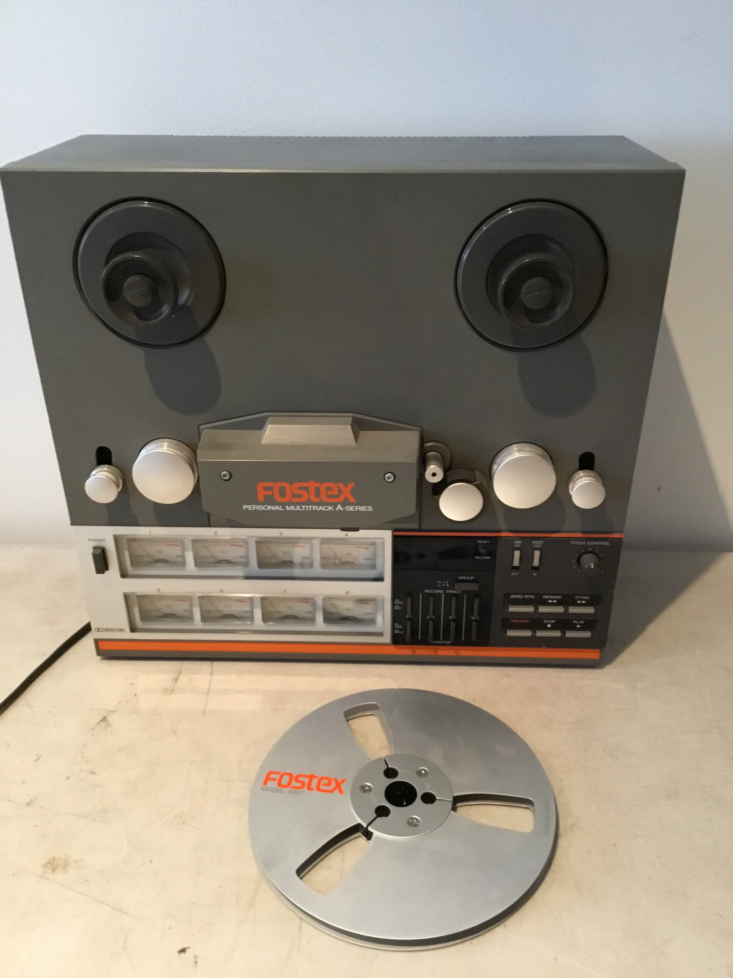Fostex Personal Multitrack A-Series, Model A-8. Reel to reel tape