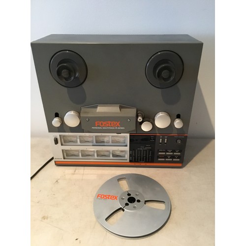 11 - Fostex Personal Multitrack A-Series, Model A-8. Reel to reel tape recorder.