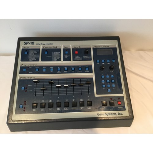 26 - E-mu SP-12 Sampling Percussion.
Created by E-mu Systems, Inc., this is a drum machine and sampler fr... 