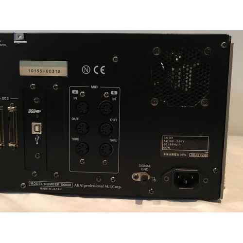 31 - Akai S6000 MIDI Stereo Digital Sampler.
Offers 64-voice polyphony and up to 128MB of RAM. It feature... 