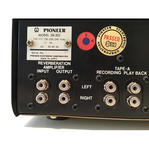 43 - A Pioneer SR-202 Stereo Spring Reverb Reverberation Amplifier