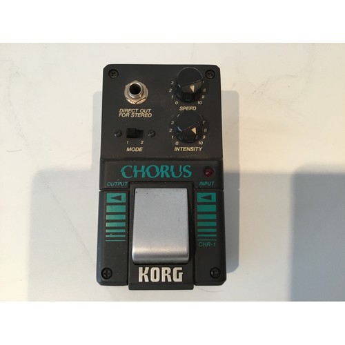 59 - Korg CHR-1 Chorus effects pedal

A compact and versatile stompbox that adds immersive chorus effects... 