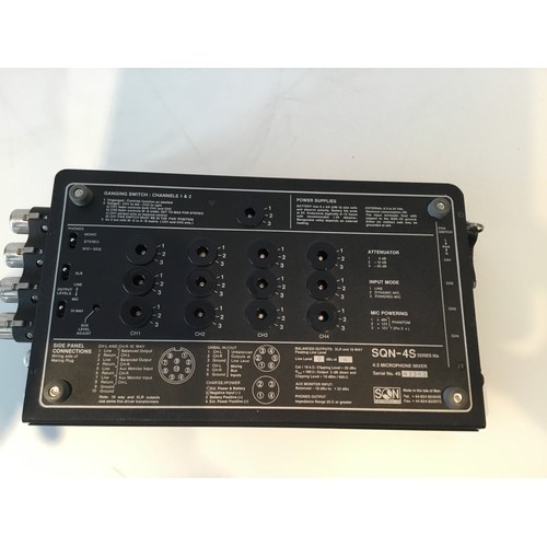 63 - A SQN 4S Series IIIa Broadcast audio mixer

Designed specifically for field recording and production... 