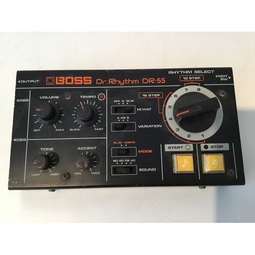 88 - Boss/Roland Dr Rhythm DR-55 Vintage Analogue Drum Machine

The DR-55 Dr. Rhythm was released in 1980... 