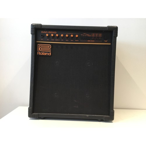 104 - A Roland DAC-50XD Guitar Amplifier, four speakers