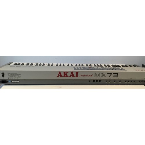 110 - Akai MX73 MIDI Master Keyboard.
Vintage MIDI controller released in 1986 alongside the AX73 analog s... 