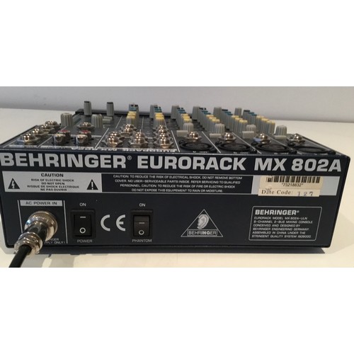 125 - Behringer Eurorack  MX 802A Eurorack Mixer