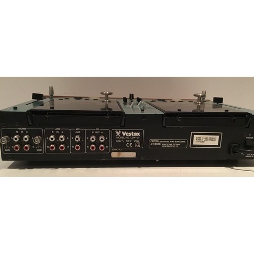 131 - Vestax CDX-12 Dual CD Player System - DJ mixer