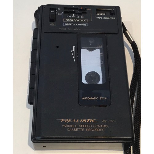 182 - Realistic VSC-2001 Variable Speech Control Cassette Recorder