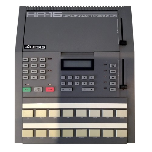 8 - Alesis HR-16 High Sample Rate 16 Bit Drum Machine, 1987