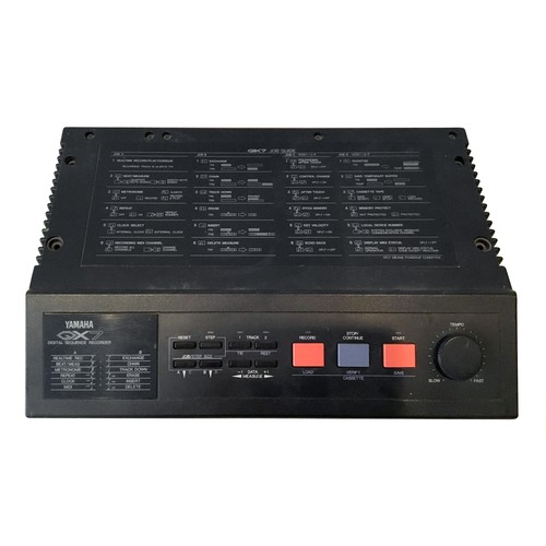1 - Yamaha QX7 Digital Sequence Recorder. Allows users to record, edit, and playback MIDI sequences. The... 