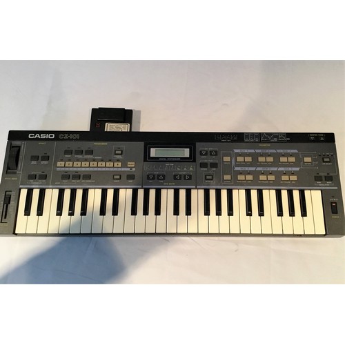 22 - A Casio CZ-101 synthesizer.
The CZ-101 utilises phase distortion synthesis to create unique and evol... 