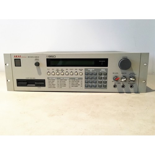 13 - Akai S950 Midi Digital Sampler.

First released in 1988. It was a popular sampler in the late 1980s ... 