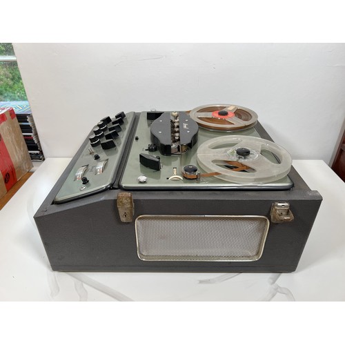 1 - Brenell STB 2 Tape Recorder. c1965 valve reel to reel machine. Untested. No valves.
For UK bidders o... 