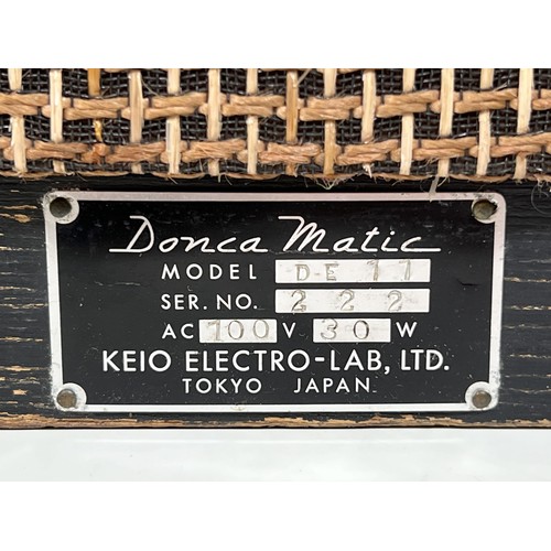 24 - Keio/Korg Doncamatic DE-11. Very early Japanese preset drum machine - the first model that Keio prod... 