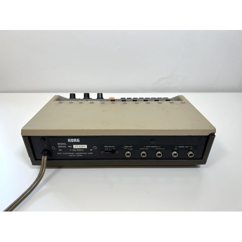 25 - Korg KR-55 modified with direct and trigger outs. Iconic c1980 drum machine. Organic, warm rhythms.
... 