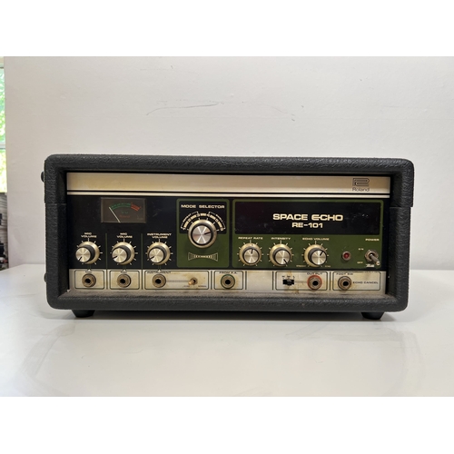 55 - Roland RE-101 Space Echo for spares or repair. Seems to be complete but is oxidised inside and gener... 