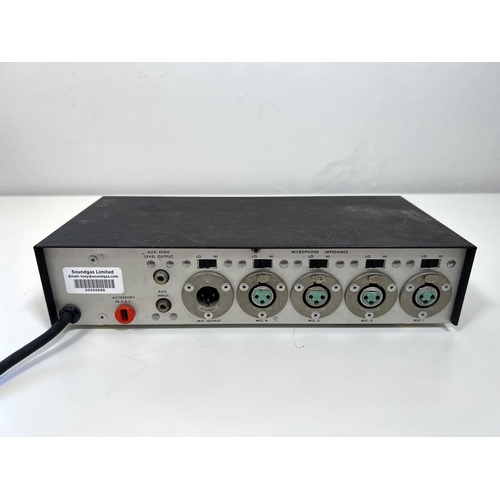 63 - Shure M68 4-Channel Mic Mixer. 120v unit. Tested. Powers up, passes signal but has faults and/or dir... 