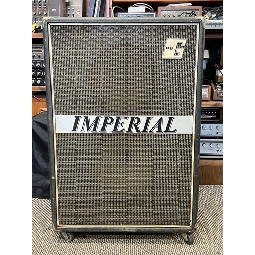 37 - Guyatone Imperial Amplifier. 1970s Japanese 2x12 valve amp. 
This is big! 85cm tall excluding the wh... 