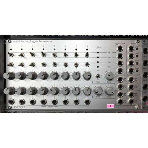 1053 - Doepfer A-155 Analog/Trigger Sequencer

Vintage German craftsmanship meets modular versatility. A rh... 