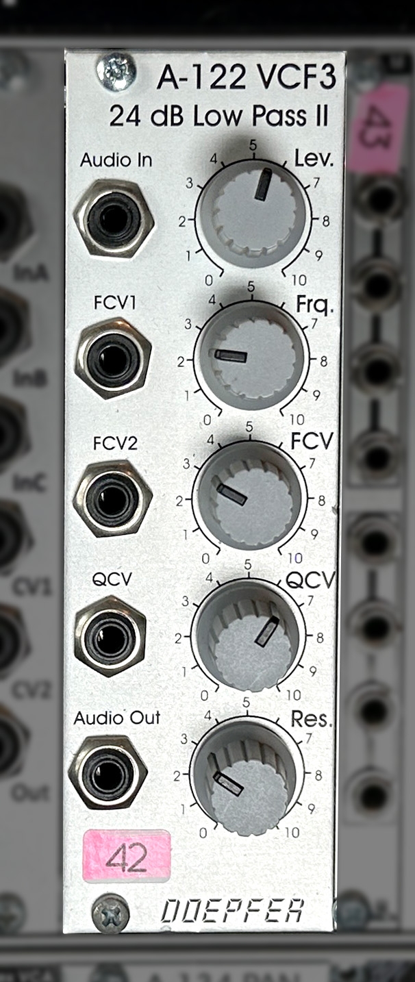 Doepfer A-122 VCF3 24db Low Pass II