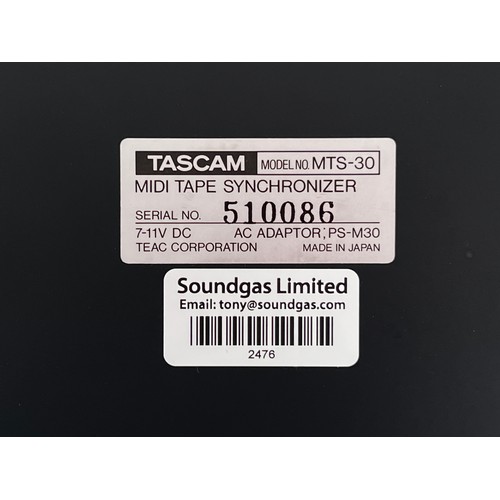 70 - Tascam MTS-30 - Boxed

Synchronizer for MIDI and tape-based equipment.
Facilitates seamless integrat... 