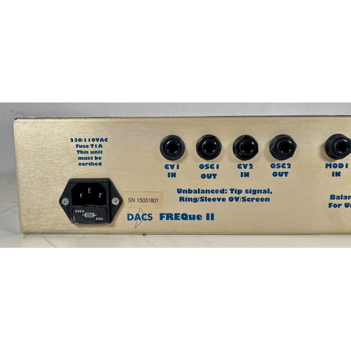 60 - DACS FREQue II Ring Modulator & Frequency-shifter.
Rare ring modulator with some clever tech and fea... 