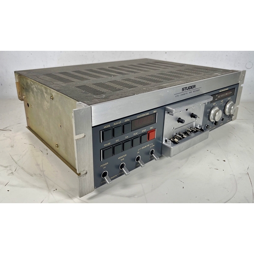 124 - Studer A710 Cassette Tape Recorder.
Professional-grade cassette recorder.
Precision mechanics for qu... 