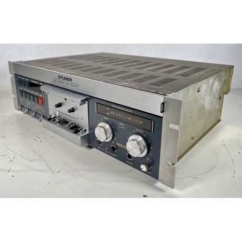 124 - Studer A710 Cassette Tape Recorder.
Professional-grade cassette recorder.
Precision mechanics for qu... 