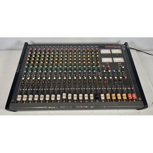 65 - Tascam M-216 16-channel mixer. Early 80s tech - these sound so good. This one has had some mods in t... 