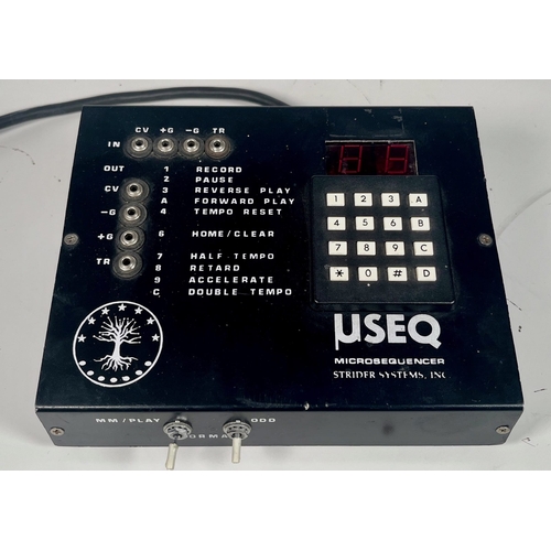 186 - Strider Systems USEQ Microsequencer. We were curious about this but sadly can't get it to work... (2... 