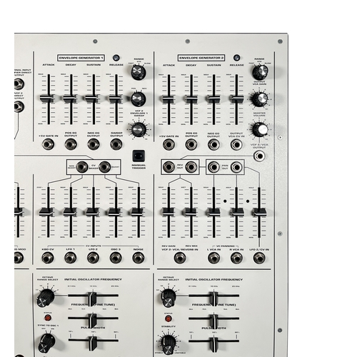 143 - Macbeth M5N.

White version of the analogue semi-modular, semi-mythical monster. About 100 ever made... 
