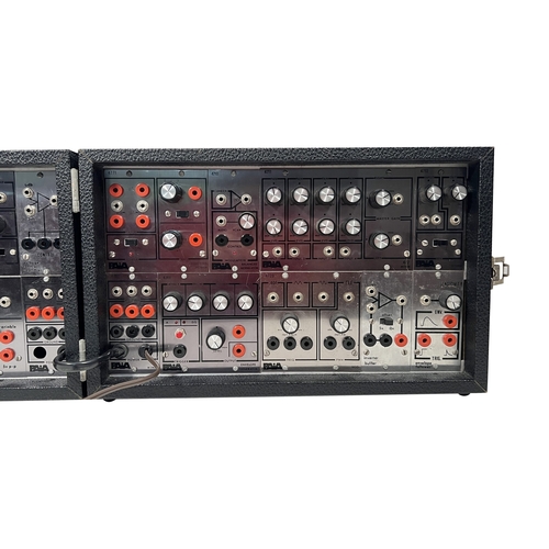 151 - PAiA Modular Synthesizer: two cabinet system. See photos for which modules are present.

Partially t... 