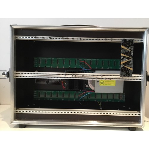 258 - Doepfer A-100 Rack Case, with power supply.

From a working modular rig, functions generally tested ... 