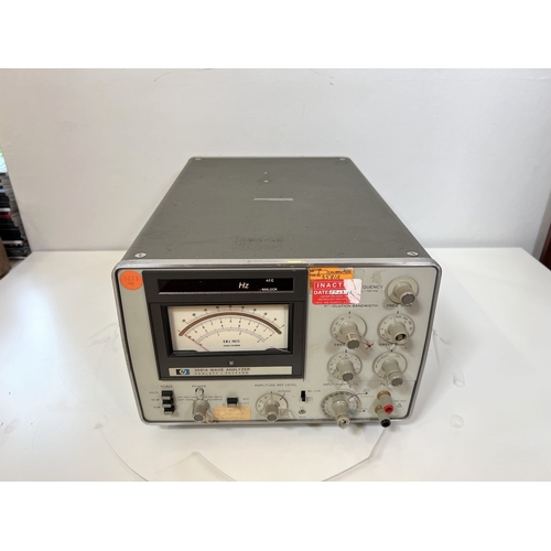 166 - Hewlett Packard 3581A Sine Wave Analyzer. Test equipment, as used by Hainbach in his music making.

... 