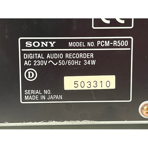 177 - Sony PCM R-500 Dat Recorder.

Ex BBC: tested and working well - not all functions tested and no warr... 