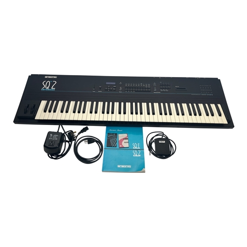 50 - Ensoniq SQ-2 + Manual, Memory Cards, Foot Switch & Step-down voltage converter.
Advanced digital wor... 