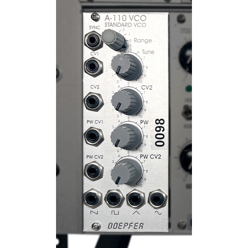 113 - Doepfer A-110 VCO Standard VCO

Basic voltage-controlled oscillator module for modular synthesizers.... 