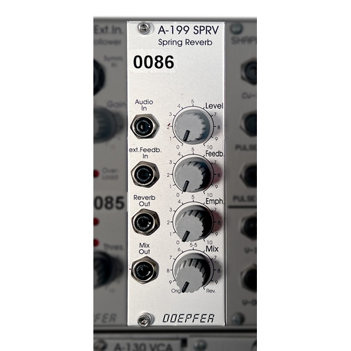 115 - Doepfer A-199 SPRV Spring Reverb

Module providing classic spring reverb effects for modular synthes... 