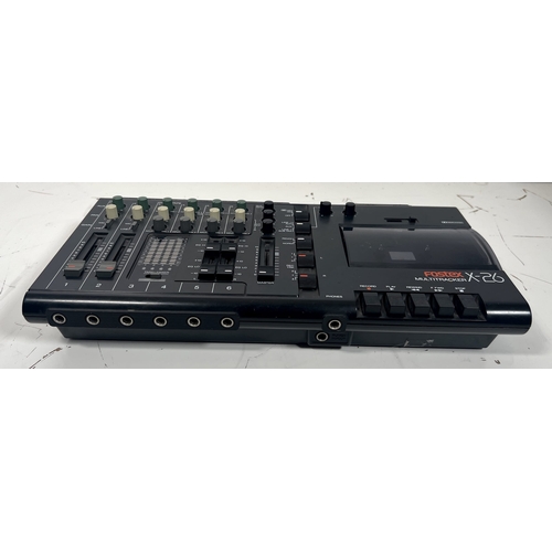 56 - Fostex X-26 Multitracker

Compact four-track cassette recorder, suitable for home recording projects... 