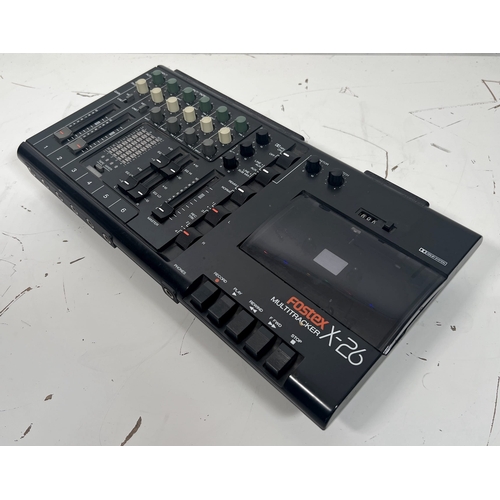 56 - Fostex X-26 Multitracker

Compact four-track cassette recorder, suitable for home recording projects... 