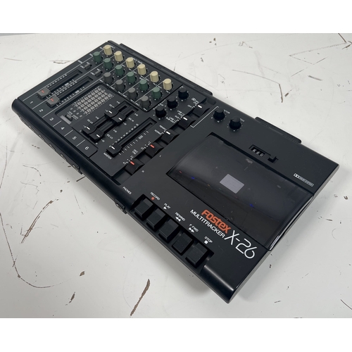 94 - Fostex X-26 Multitracker

Compact four-track cassette recorder, suitable for home recording projects... 