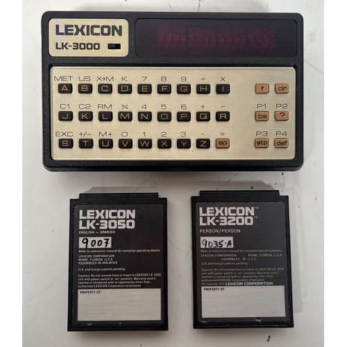 62 - Lexicon LK-3000 With Cartriges and Power Supply

(E) Untested. We have no information about the func... 