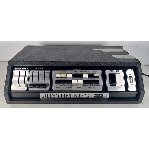 64 - Maestro Rhythm King MRK-4.

Very cool 60s drum machine with an additional input for an instrument th... 