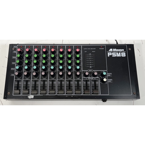 65 - Maxon PSM8 Mixer, Boxed

Compact audio mixer, ideal for small-scale audio routing, sold in its origi... 